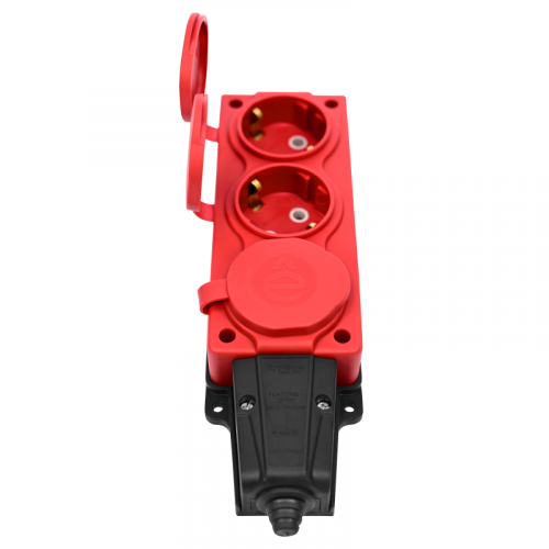 Колодка удлинителя 3-м 16А IP44 MultiSet 2P+E 250В каучук красн. SE MST4123RD фото 3 Колодка удлинителя 3-м 16А IP44 MultiSet 2P+E 250В каучук красн. SE MST4123RD фото 3
