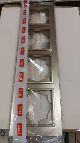 Рамка 4-м Zena титаниум ABB 500-011400-228 Рамка 4-м Zena титаниум ABB 500-011400-228