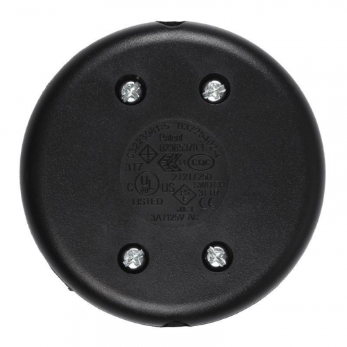 Выключатель-кнопка 250В 2А ON-OFF (напольная - для лампы) Rexant 36-3025 фото 4