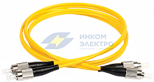 Патч-корд оптический коммутационный соединительный для одномодового кабеля (SM); 9/125 (OS2); FC/UPC-FC/UPC (Duplex) (дл.50м) ITK FPC09-FCU-FCU-C2L-50M