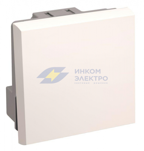 Выключатель проходной 1-кл. 2мод. СП Праймер 10А IP20 ВК4-21-00-П бел. IEK CKK-40D-PO2-K01