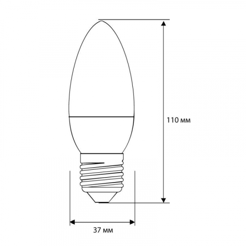 Лампа светодиодная LED12-C35/865/E27 12Вт свеча матовая 6500К холод. бел. E27 150-265В Camelion 13692 фото 2 Лампа светодиодная LED12-C35/865/E27 12Вт свеча матовая 6500К холод. бел. E27 150-265В Camelion 13692 фото 2