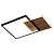 Светильник светодиодный Ferre CLL-1-60-RC BK+Wood 60Вт 3000К-6000К 450х350х60 с пультом ДУ черн./дерево Эра Б0069758