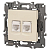 Розетка компьютерная 2-м Elegance 14-3108-02 RJ45 IP20 механизм сл. кость Эра Б0034309