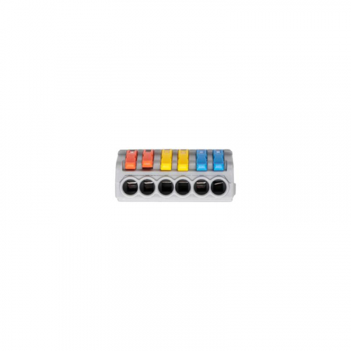Клемма монтажная СМК PTC-3P 4236 BL/2 450В 32А 0.08-2.5(4.0)кв.мм JazzWay 5073807 фото 4