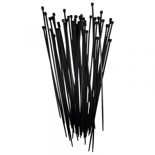 Хомут кабельный (стяжка) PCT 2.5х200-100BL 2.5х200 PA6.6 черн. (уп.100шт) JazzWay 5054394 фото 2