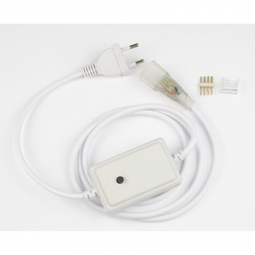 Провод электрический UCX-SP4/N22 WHITE 1 STICKER для светод. лент ULS-N22 RGB NEON 220В 4 контакта Uniel UL-00005799