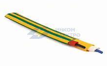 Трубка термоусадочная в рулоне тонкостен. 1.6/0.8 желт./зел. (уп.300м) DKC 2NA201R16GY