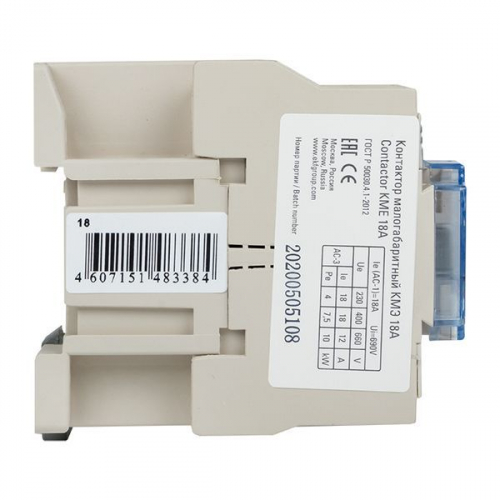Контактор КМЭ 18А кат. 24В AC 1НО PROxima EKF ctr-s-18-24 фото 8 Контактор КМЭ 18А кат. 24В AC 1НО PROxima EKF ctr-s-18-24 фото 8