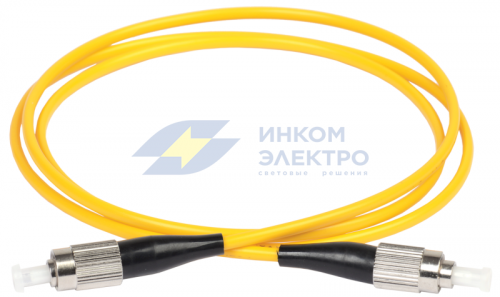 Патч-корд оптический коммутационный соединительный для одномодового кабеля (SM); 9/125 (OS2); FC/UPC-FC/UPC (Simplex) (дл.30м) ITK FPC09-FCU-FCU-C1L-30M