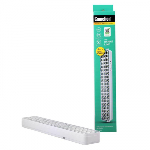 Светильник светодиодный LA-111 60LED DC 220В аккумуляторный Li-ion бел. Camelion 12914 фото 2 Светильник светодиодный LA-111 60LED DC 220В аккумуляторный Li-ion бел. Camelion 12914 фото 2