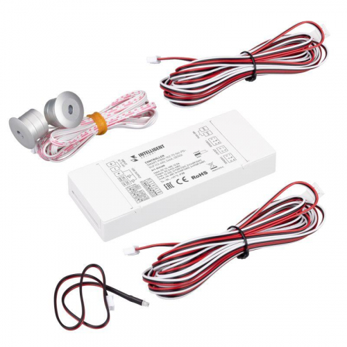 Контроллер лестничный SMART-PWM-102-72-SH-PD-SUF 12-48В 2х6А SENS IP20 пластик INTELLIGENT ARLIGHT 046488
