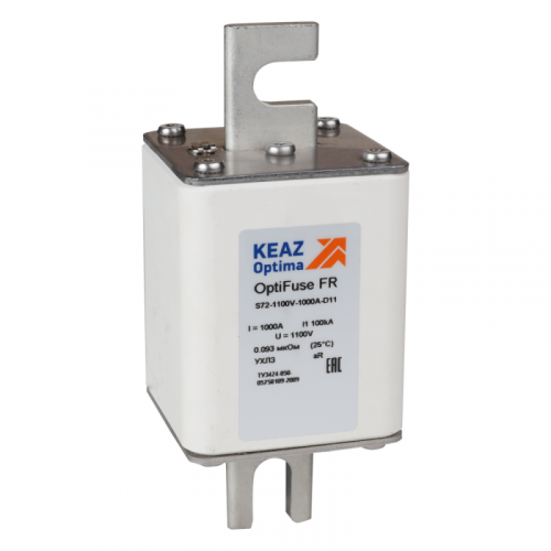 Предохранитель OptiFuse FR-S33-600V-1800A-D08 КЭАЗ 345830 Предохранитель OptiFuse FR-S33-600V-1800A-D08 КЭАЗ 345830