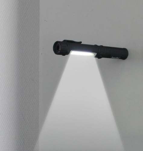 Фонарь-ручка LED51521 COB LED + 1Вт LED 3хR03 магнит клипса пластик. черн. (блист.) Camelion 13361 фото 9