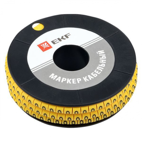 Маркер каб. 1.5кв.мм "0" (к-1000ед) (ЕС-0) EKF plc-KM-1.5-0 фото 2