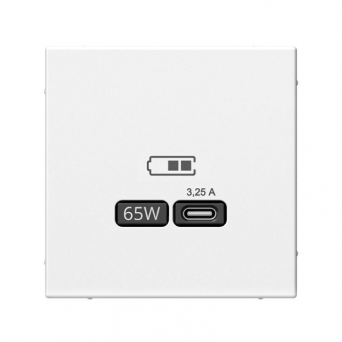 Розетка USB ArtGallery тип C 65Вт QC PD высокоскор. ЗУ механизм лотос SE GAL001327 Розетка USB ArtGallery тип C 65Вт QC PD высокоскор. ЗУ механизм лотос SE GAL001327