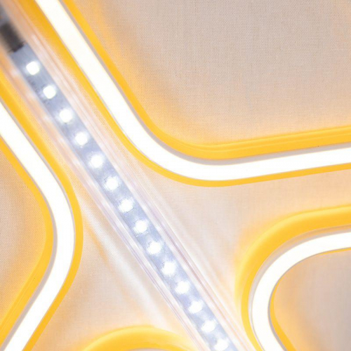 Фигура светодиодная "Снежинка" 60х60см LED тепл. бел./бел. 50Вт IP65 эффект тающих сосулек гибкий неон Neon-Night 501-226 фото 4