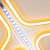 Фигура светодиодная "Снежинка" 60х60см LED тепл. бел./бел. 50Вт IP65 эффект тающих сосулек гибкий неон Neon-Night 501-226