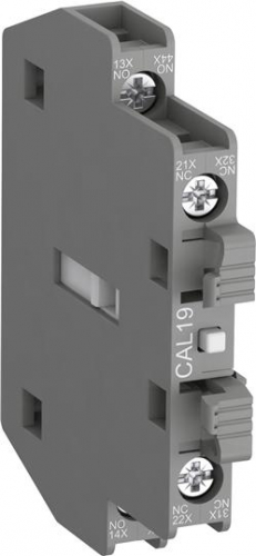 Контакт дополнительный CAL19-11 боковой для контакторов АF116 - АF370 ABB 1SFN010820R1011 Контакт дополнительный CAL19-11 боковой для контакторов АF116 - АF370 ABB 1SFN010820R1011