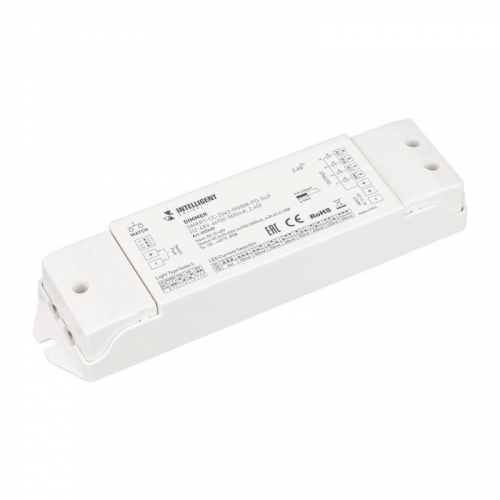 Диммер SMART-CC-2042-RGBW-PD-SUF (12-48В 4х150-500мА 2.4G) IP20 пластик INTELLIGENT ARLIGHT 037420 Диммер SMART-CC-2042-RGBW-PD-SUF (12-48В 4х150-500мА 2.4G) IP20 пластик INTELLIGENT ARLIGHT 037420