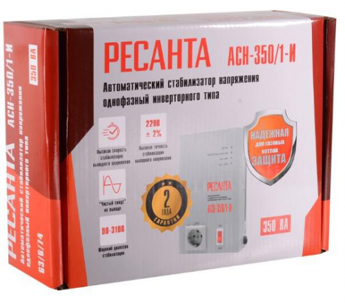 Стабилизатор напряжения инверторный АСН-350/1-И Ресанта 63/6/74 фото 6 Стабилизатор напряжения инверторный АСН-350/1-И Ресанта 63/6/74 фото 6