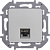 Розетка компьютерная СП Inspiria RJ45 кат.5E UTP IP20 алюм. IEK 673827