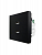 Розетка 1-мест. с 2-мест. USB разъем СП ZIMA IP20 черн. бархат LEZARD 704-4288-192
