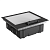 Люк MultiDesk MDK10 на 12мод. IP40 с монтажной коробкой для фальшпола SE MDK10112