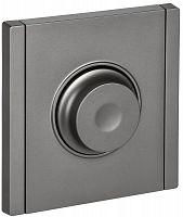Светорегулятор поворотно-нажимной СП FORTE&PIANO FP554 600Вт сталь IEK FP-D20-0600-K46