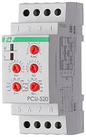 Реле времени PCU-520 2х8А 230В 2 перекл. IP20 многофункц. монтаж на DIN-рейке F&F EA02.001.012