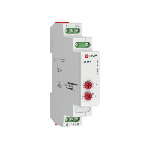 Реле времени RT-SBB 12-240В импульс при включ. PROxima EKF rt-sbb-12-240