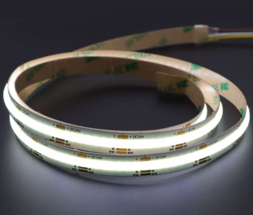 Лента светодиодная 14Вт/м 24В 4000К 10мм IP20 SMD COB 528LED/м (уп.5м) VARTON VLS-20-14-COB-10-528-40