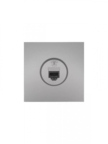 Розетка телефонная евро СП ZIMA IP20 сер. матов. LEZARD 704-7488-137 Розетка телефонная евро СП ZIMA IP20 сер. матов. LEZARD 704-7488-137