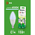 Лампа светодиодная GREEN LINE B35-15W-865-E14 GL 15Вт свеча 6500К свет холод. E14 Эра Б0067091