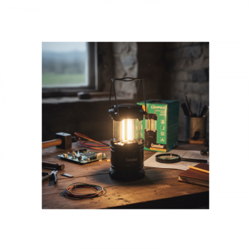 Фонарь кемпинговый LED5632 3COB LED элементы питания 3хAAA/R03 (не в компл.) пластик. черн. (кор) Camelion 13368 фото 9