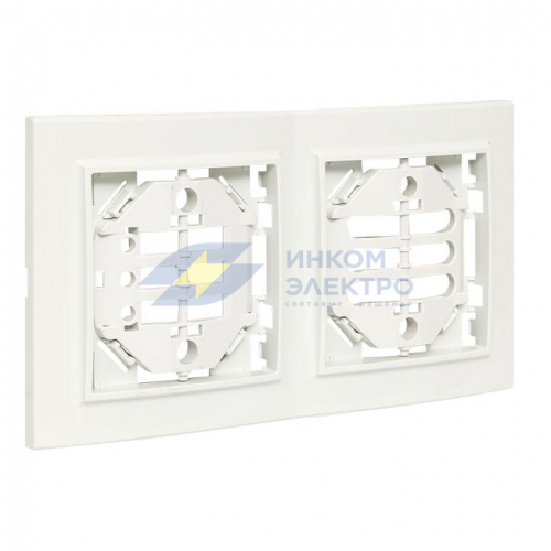 Рамка 2-м Минск вертикальная бел. Basic EKF ERM-G-312-10