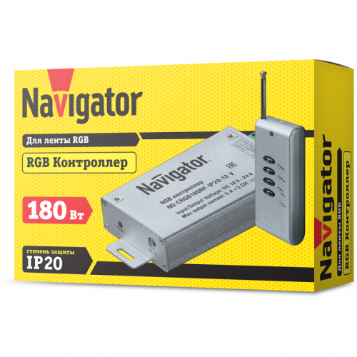 Контроллер 71 495 ND-CRGB180RF-IP20-12V Navigator 71495 фото 2 Контроллер 71 495 ND-CRGB180RF-IP20-12V Navigator 71495 фото 2