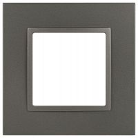 Рамка 1-м Elegance 14-5011-16 Classic для розеток и выключателей титан Эра Б0065823