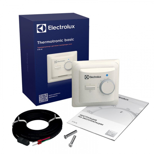 Термостат механический ETB-16 Basic 16А датчик пола Electrolux НС-1013675 фото 2 Термостат механический ETB-16 Basic 16А датчик пола Electrolux НС-1013675 фото 2