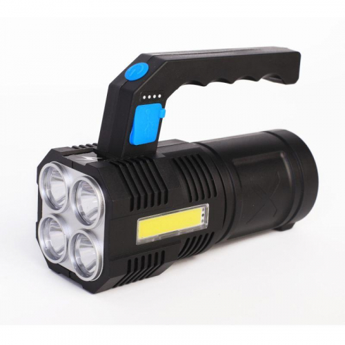 Фонарь аккумуляторный LED53766 4В 4LED+COB 3Вт 4 режима USB бокс черн. Ultraflash 15017 фото 2