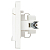 Розетка 1-м СП Style 7-203-01 16А IP20 250В 2P+E Schuko с заземл. с крышкой бел. Intro Б0060639
