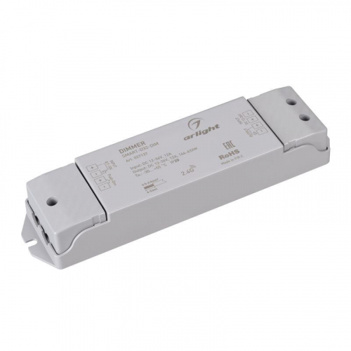 Диммер SMART-D32-DIM (12-36В 12А 0/1-10В) (IP20 пластик) Arlight 027137 Диммер SMART-D32-DIM (12-36В 12А 0/1-10В) (IP20 пластик) Arlight 027137