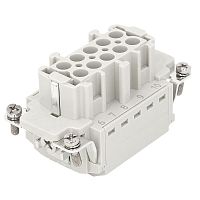 Розетка OptiLink HDC-HE-10-16-FQ-(0.14-2.5) 500В КЭАЗ 352257