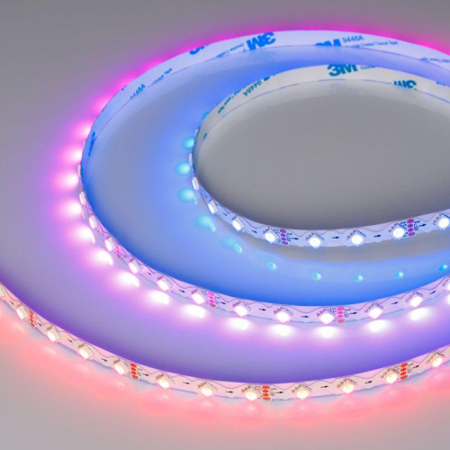 Лента светодиодная SPI-RZ-B60-8mm 12V RGB-PX1-BPT 9Вт/м IP20 5060 (уп.5м) Arlight 047382 Лента светодиодная SPI-RZ-B60-8mm 12V RGB-PX1-BPT 9Вт/м IP20 5060 (уп.5м) Arlight 047382