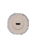 Розетка HDMI 1-м СП OSEN механизм сл. кость LEZARD 743-9088-203