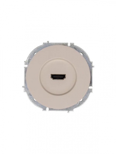 Розетка HDMI 1-м СП OSEN механизм сл. кость LEZARD 743-9088-203