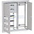 Щит этажный ЩЭ 6кв. (1000х950х160) Basic EKF mb28-v-6