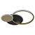 Светильник светодиодный City CLL-1-60-RC BK +GD 60Вт 3000К-6000К 420х420х70 с пультом ДУ черн./зол. Эра Б0069756