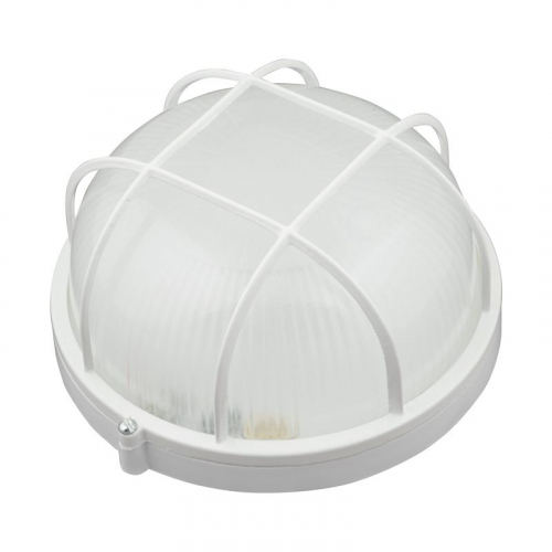 Светильник светодиодный ULW-K22A 8W/6000K IP54 White 8Вт 6000К d188мм промышленный накладной опал. рассеив. бел. Uniel UL-00005234