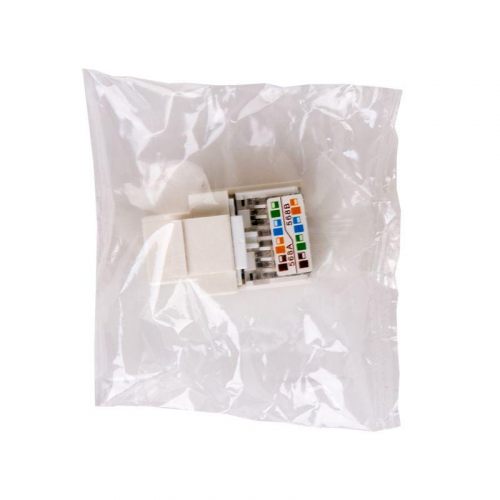 Модуль Keystone Jack RJ45 (8P8C) кат.5E UTP неэкранир. тип 180град. бел. Rexant 03-1011 фото 3